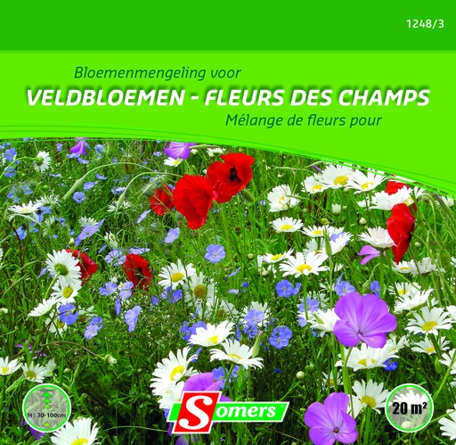 [03-012483] Mélange de FLEURS DU CHAMPS - ca 20 m²