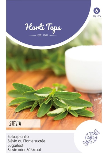 [02-112185] Stevia - SUIKERPLANTJE OF HONINGKRUID - ca 25 z