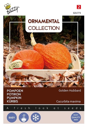 [02-024773] Pompoen GOLDEN HUBBARD - ca 2,5 g