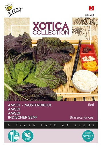 [02-080403] Xotica Rode Amsoi of Mosterdkool - ca 3g