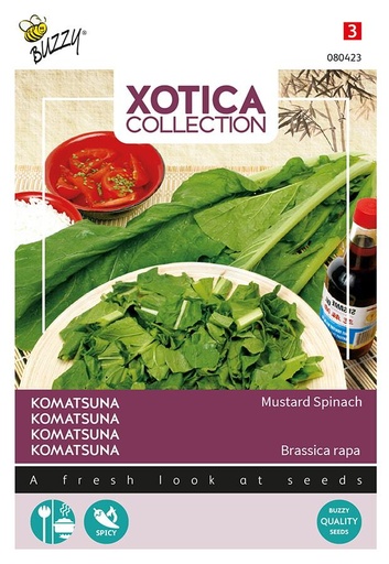 [02-080423] Mosterdspinazie KOMATSUNA - ca 3 g