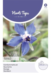 [02-011110] Borage of komkommerkruid BLAUWBLOEMIG - ca 2 g