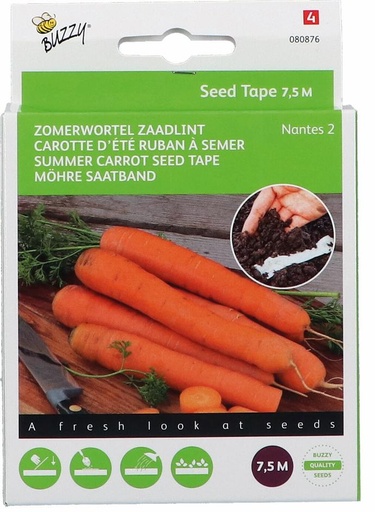 [02-080876] Wortelen zaadlint NANTES 2 - ca 7,5 m