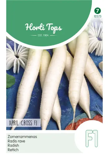 [02-012573] Witte rammenas APRIL CROSS F1 - ca 1,75 g