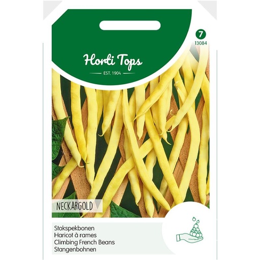 [02-013084] Haricots à rames colorés NECKARGOLD - ca 100 g