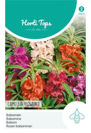 [02-014375] Impatiens BALSAMINA of BALSAMIEN - ca 1,5 g