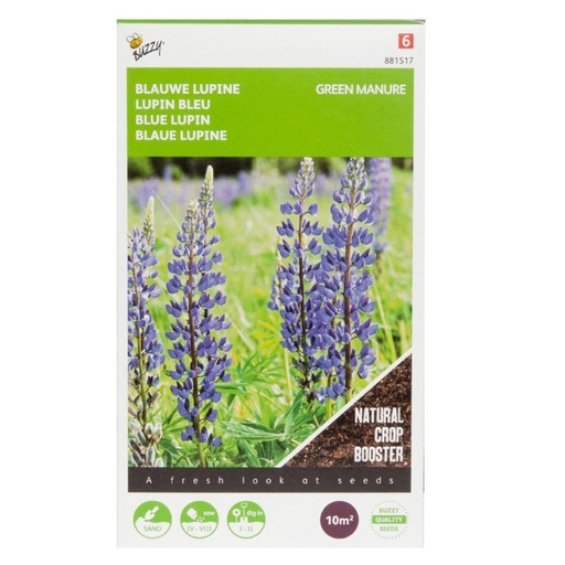 [02-881517] Lupine BITTERE BLAUWE 20 m² - ca 100 g