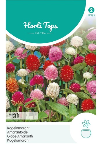 [02-014325] Gomphrena of Kogelamarant GLOBOSA - ca 0,25 g
