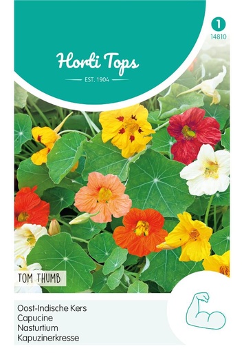 [02-014810] Tropaeolum majus nanum TOM THUMB mix - ca 3 g