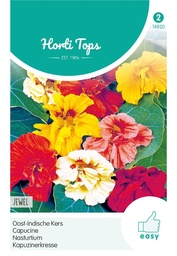 [02-014820] Tropaeolum majus nanum JEWEL dubbel mix - ca 3 g