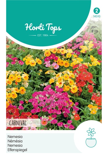 [02-014510] Nemesia CARNIVAL mix - ca 0,125 g