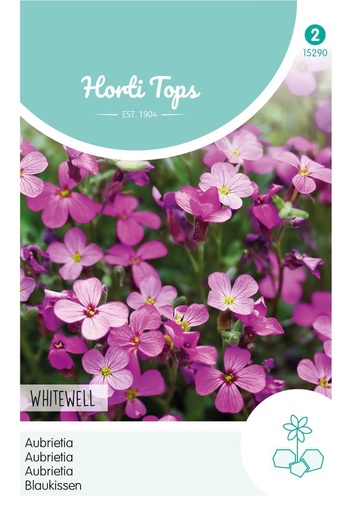 [02-015290] Aubrietia Blauwkussen Whitewell Gem - ca 0,2 g