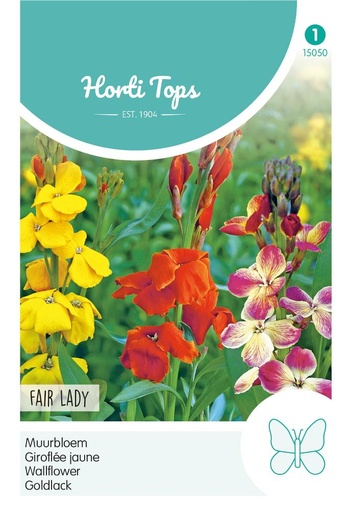 [02-015050] Cheiranthus cheiri of Muurbloem FAIR LADY mix - ca 0,75 g