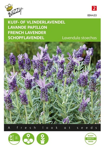 [02-004433] Lavendula VLINDERLAVENDEL - ca 0,1 g