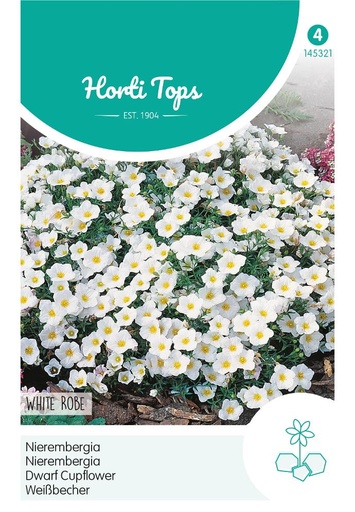 [02-145321] Nierembergia, Witte Beker White Robe - ca 0,2 g