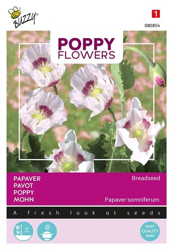 [02-080854] Papaver PAVOT DES JARDINS - ca 1 g