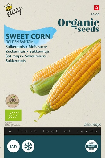 [02-092420] Suikermais GOLDEN BANTAM (BIO) - ca 3 g