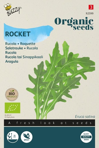 [02-092599] Raketsla GEWONE RUCOLA (BIO) - ca 3 g