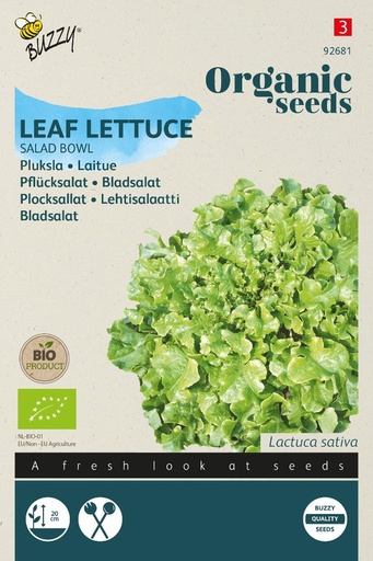 [02-092681] Bio - Laitue à couper GREEN SALAD BOWL - ca 1 g