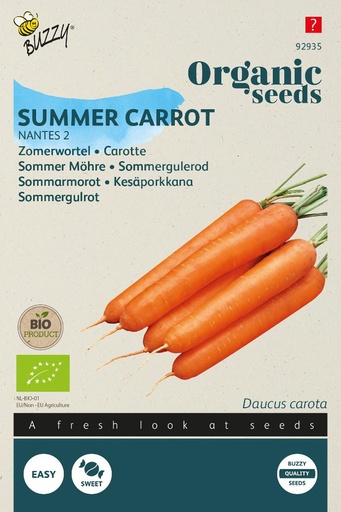 [02-092935] Bio - Carottes NANTES 2 - ca 1,5 g