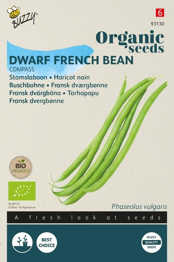 [02-093130] Bio - Haricots nains - Mange tout FERRARI - ca 20 g