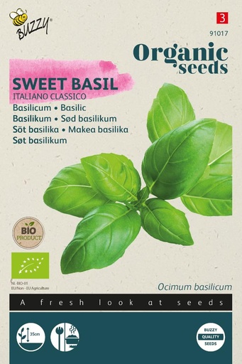 [02-091017] Bio - Basilicum GENOVESE - ca. 1 g