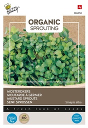 [02-084050] Bio - Kiemgroenten MOSTERDKERS - ca 30 g