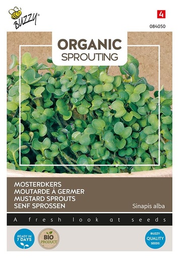 [02-084050] Kiemgroenten MOSTERDKERS (BIO) - ca 30 g
