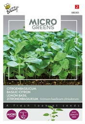 [02-080305] Microgreens CITROENBASILICUM - ca 1 g