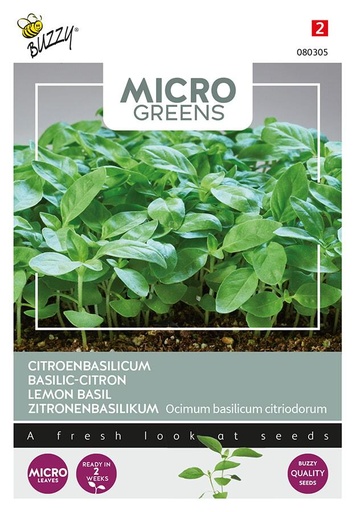 [02-080305] Microgreens CITROENBASILICUM - ca 1 g