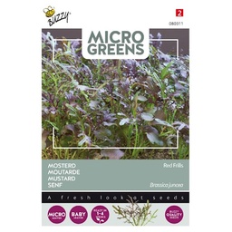 [02-080311] Microgreens MOUSTARDE RED FRILLS - ca 1 g