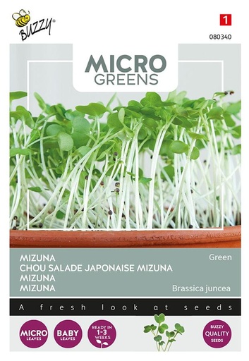 [02-080340] Microgreens MIZUNA GREEN - ca 1 g