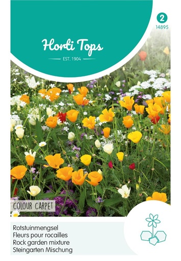 [02-014895] Fleurs naines annuelles pour rocailles - ca 1 g