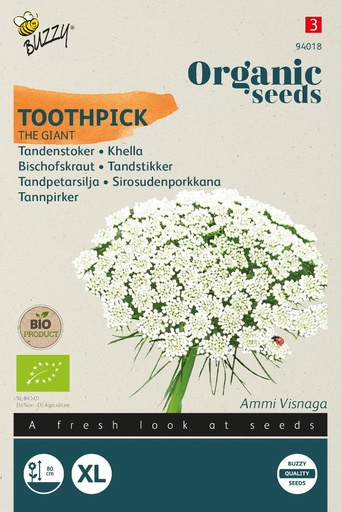 [02-094018] Ammi visnaga tandenstoter THE GIANT (BIO) - ca 0,1 g