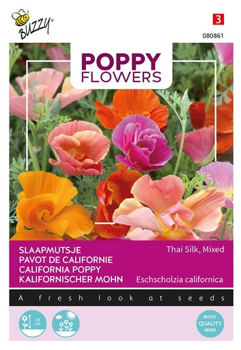 [02-080861] Eschscholzia californica THAI SILK mix - ca 0,1 g