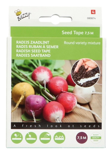 [02-080874] Radijs ZAAILINT GEMENGD - ca 7,5 m