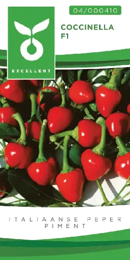 [04-000410] Piment italienne COCCINELLA F1 - ca 15 s