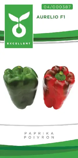 [04-000387] Buitenpaprika AURELIO F1 (ALCEO) - ca 15 z