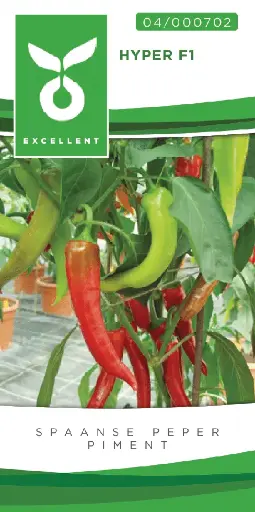 [04-000702] Spaanse peper HYPER F1 - ca 10 z