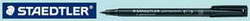 [12-007741] STAEDTLER feutre - fin/medium/rond - noir - 3 pc