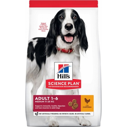 [HIL-604275] HILL'S Adult Medium Poulet - 12 kg