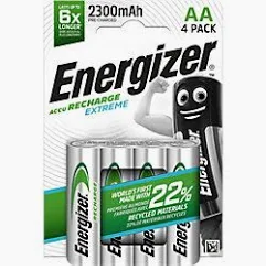 [ENE-4HR6EX2300] RECHARGE ACCU AA,4PACK