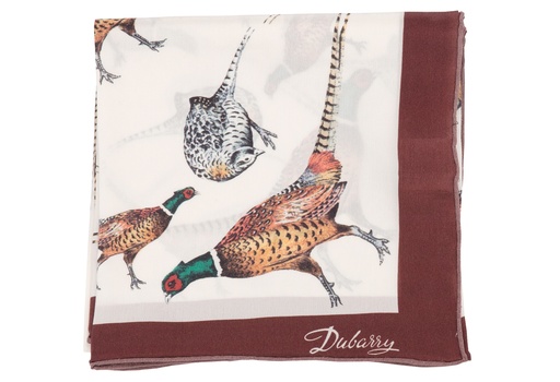 [DUB-9787-68] Dubarry - Tullynally Pheasant Silk Scarf