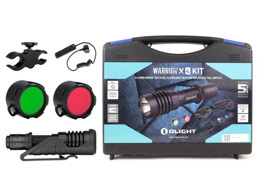 [ADO-OD-WARRIOR X KIT] OLIGHT WARRIOR X 4 KIT