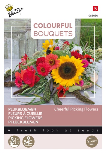 [02-083050] Boeketbloemen Cheerfull Picking - ca 5 g