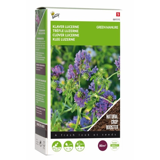 [02-881515] Trèfle LUZERNE - ca 200 g - 40 m²