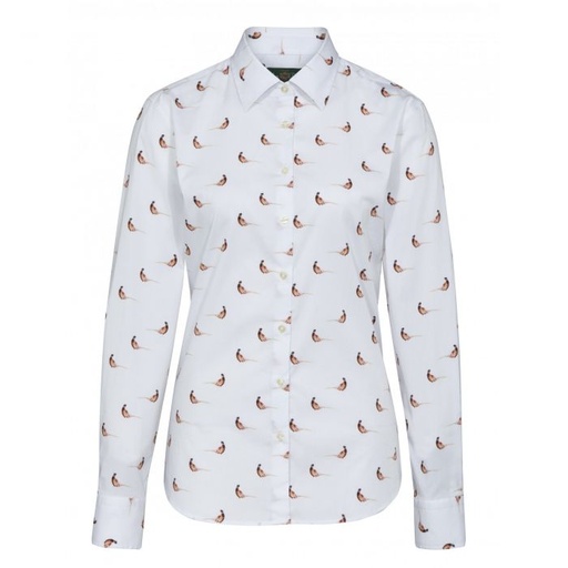 [AP-PPWV] ALAN PAINE pheasant print white