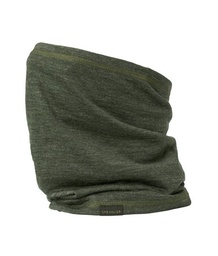[CHE-1140114-6003] Coley wool Neckwarmer - dark green