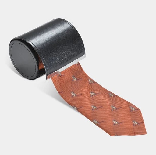 [APM044] ALAN PAINE Ripon Silk Tie - Flying Pheasant