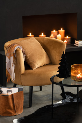 [JOL-stoel] Stoel Kuip Textiel/Hout